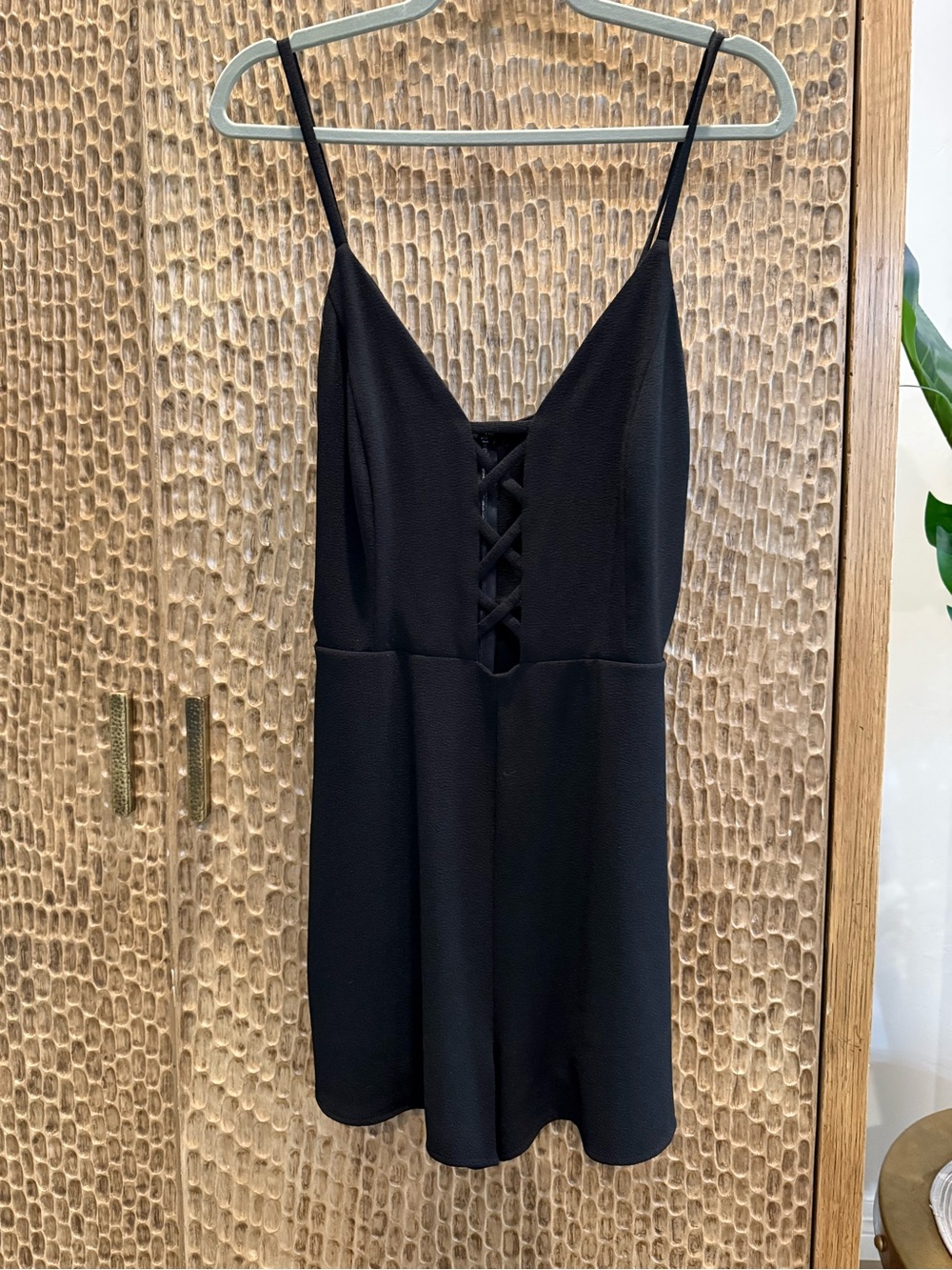Solemio LA Designer Black Romper New with Tags